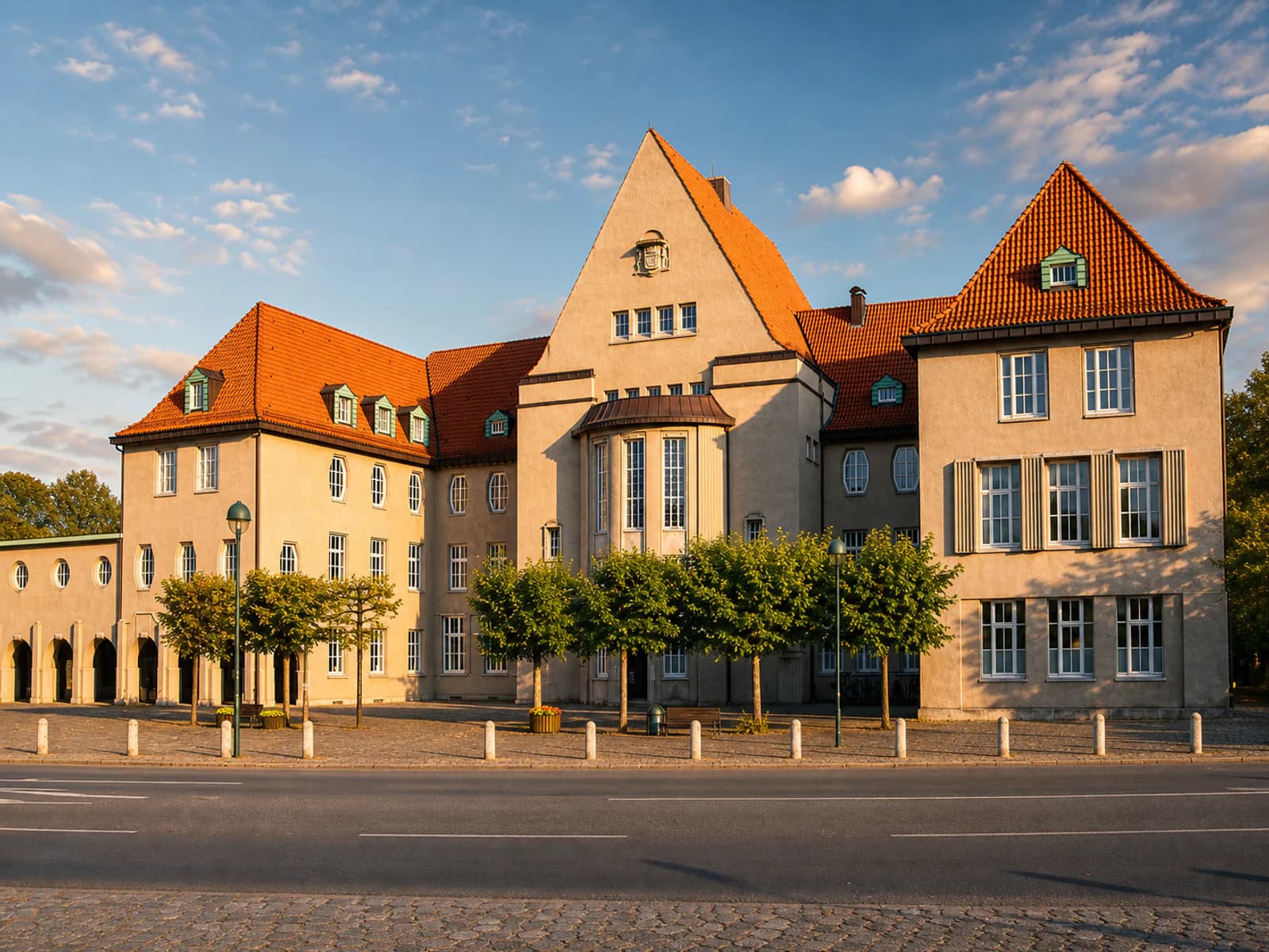 Rathaus Delmenhorst im Sommerlicht